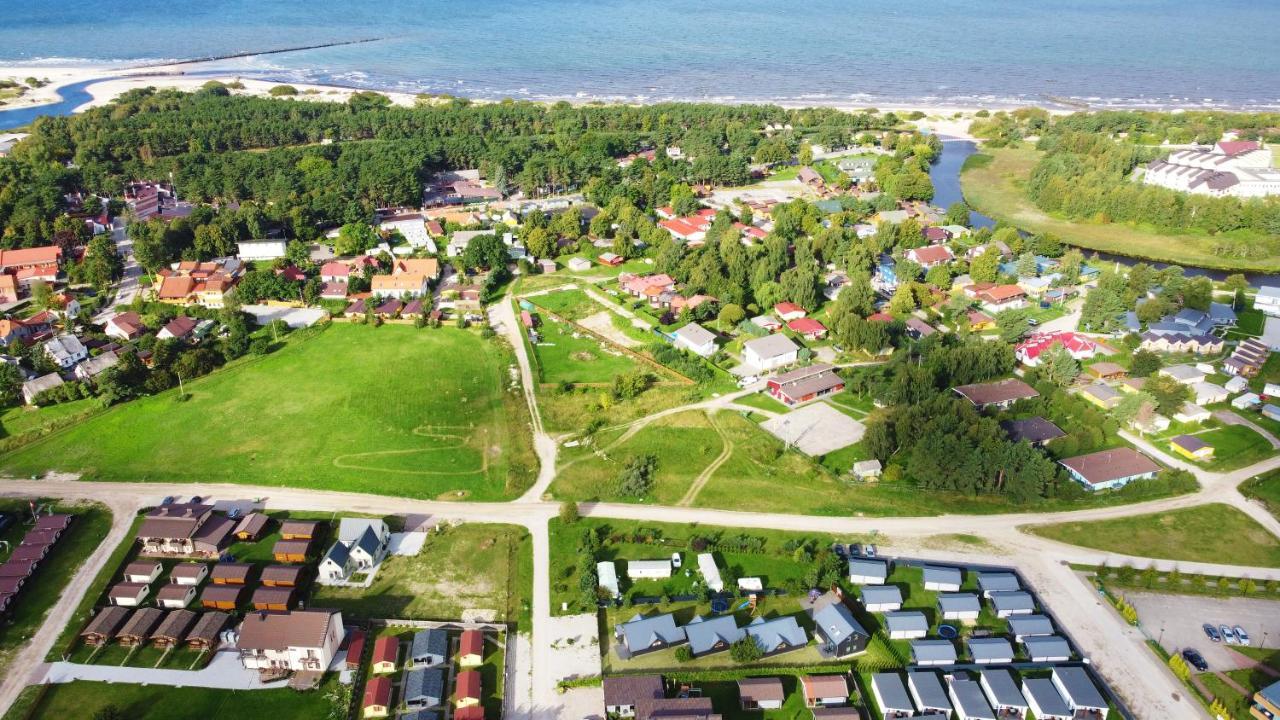 Kotedzai Gulbes Takas Sventojoje Villa Šventoji Exteriör bild